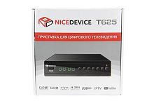 Цифровая приставка NiceDevice T625 эфирный DVB-T2/C тв приставка бесплатное тв тюнер медиаплеер от магазина Электроника GA