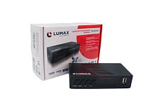 Ресивер цифровой LUMAX DV2121HD эфирный DVB-T2/C тв приставка бесплатное тв TV-тюнер медиаплеер IPTV от магазина Электроника GA