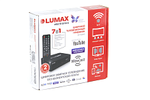 Цифровая приставка LUMAX DV1120HD эфирный DVB-T2 тв приставка бесплатное тв TV-тюнер медиаплеер IPTV от магазина Электроника GA